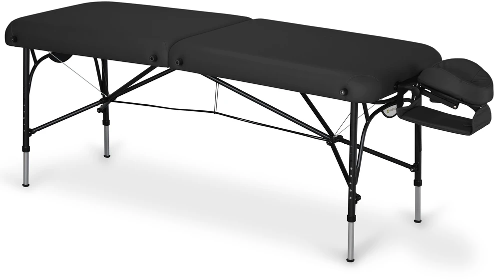 Habys Masažo stalas Smart Alu 70 Vinyl Flex K015, juodas