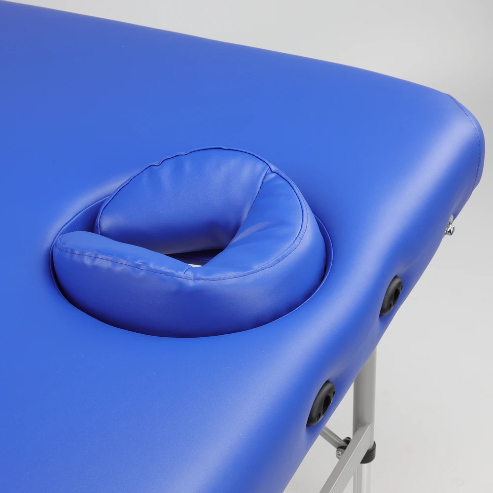 Habys Masažo stalas Structural 102 Comfort su veido anga, su Vinyl Flex K012 apmušalu, tamsiai mėlynas