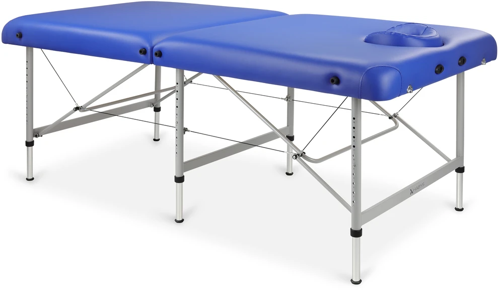 Habys Masažo stalas Structural 102 Comfort su veido anga, su Vinyl Flex K012 apmušalu, tamsiai mėlynas