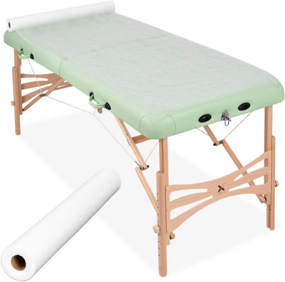 Habys Neaustinė medicinos paklodė rulone 60cm×50 m, 15 g/m² (balta)
