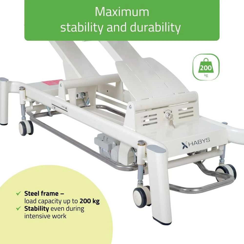 Habys Stacionarus terapinis stalas Upright Chiro Z7, pilkas