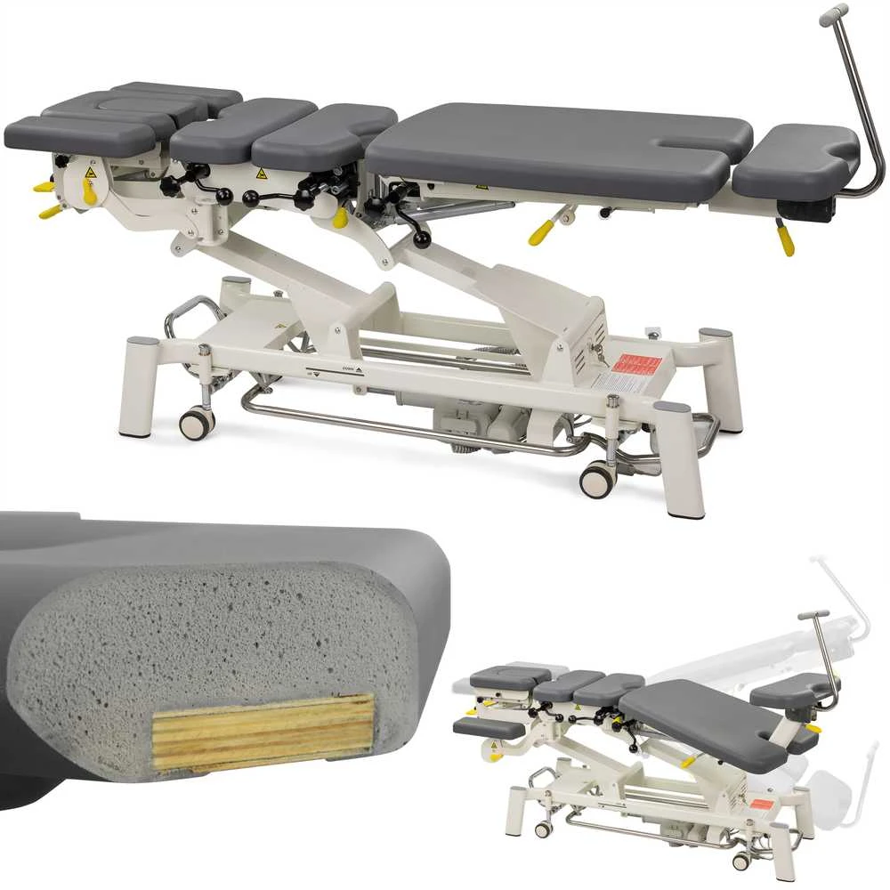 Habys Stacionarus terapinis stalas Upright Chiro Z7, pilkas