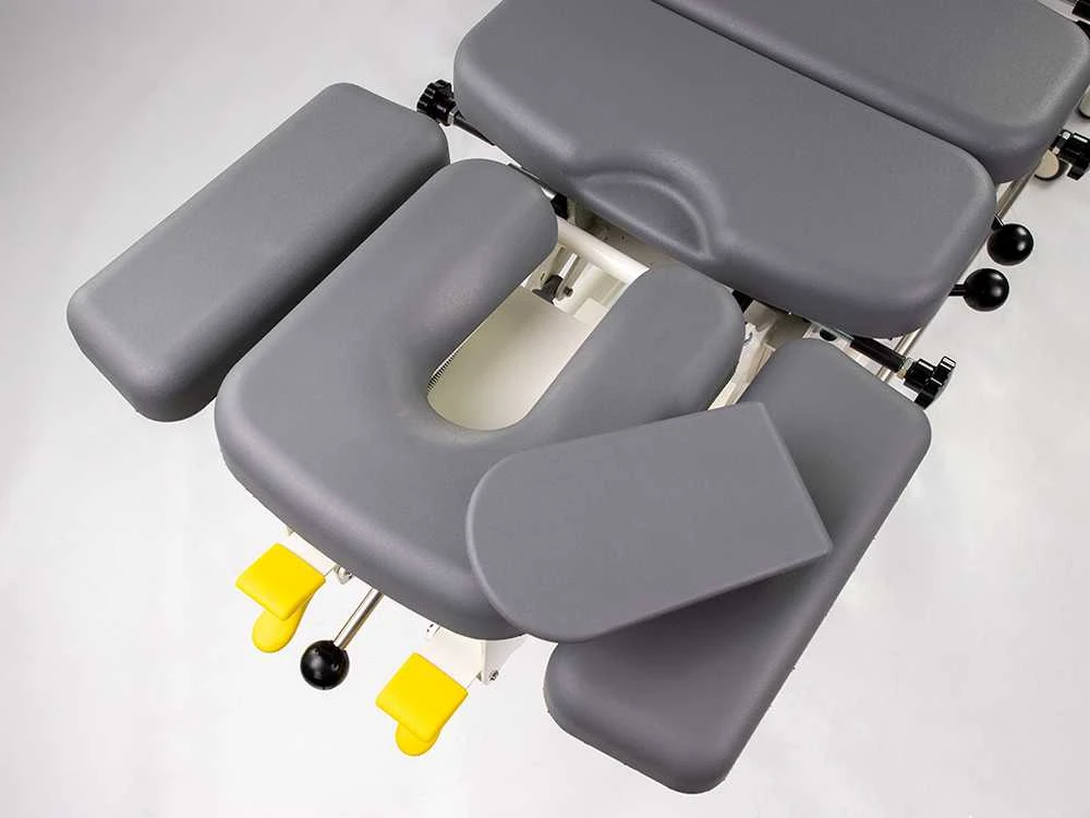 Habys Stacionarus terapinis stalas Upright Chiro Z7, pilkas