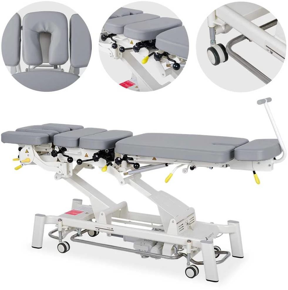 Habys Stacionarus terapinis stalas Upright Chiro Z7, pilkas
