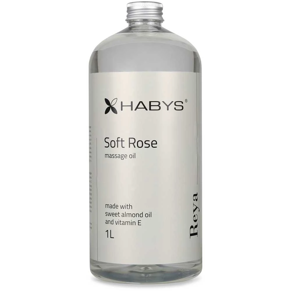 Habys Švelnios rožės masažo aliejus, 1000 ml