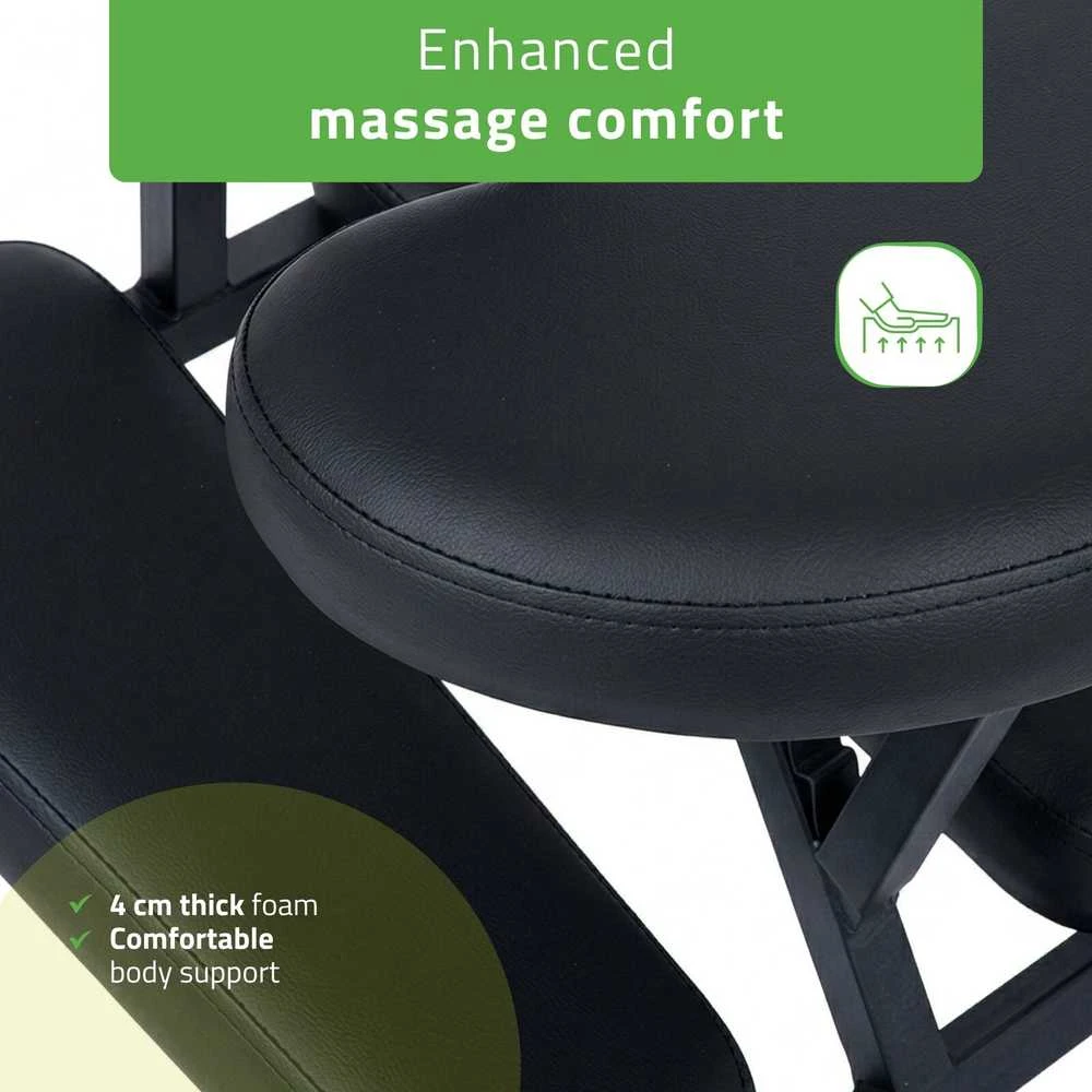 Habys Vertikalaus masažo kėdė Flexo Comfy Base juodas