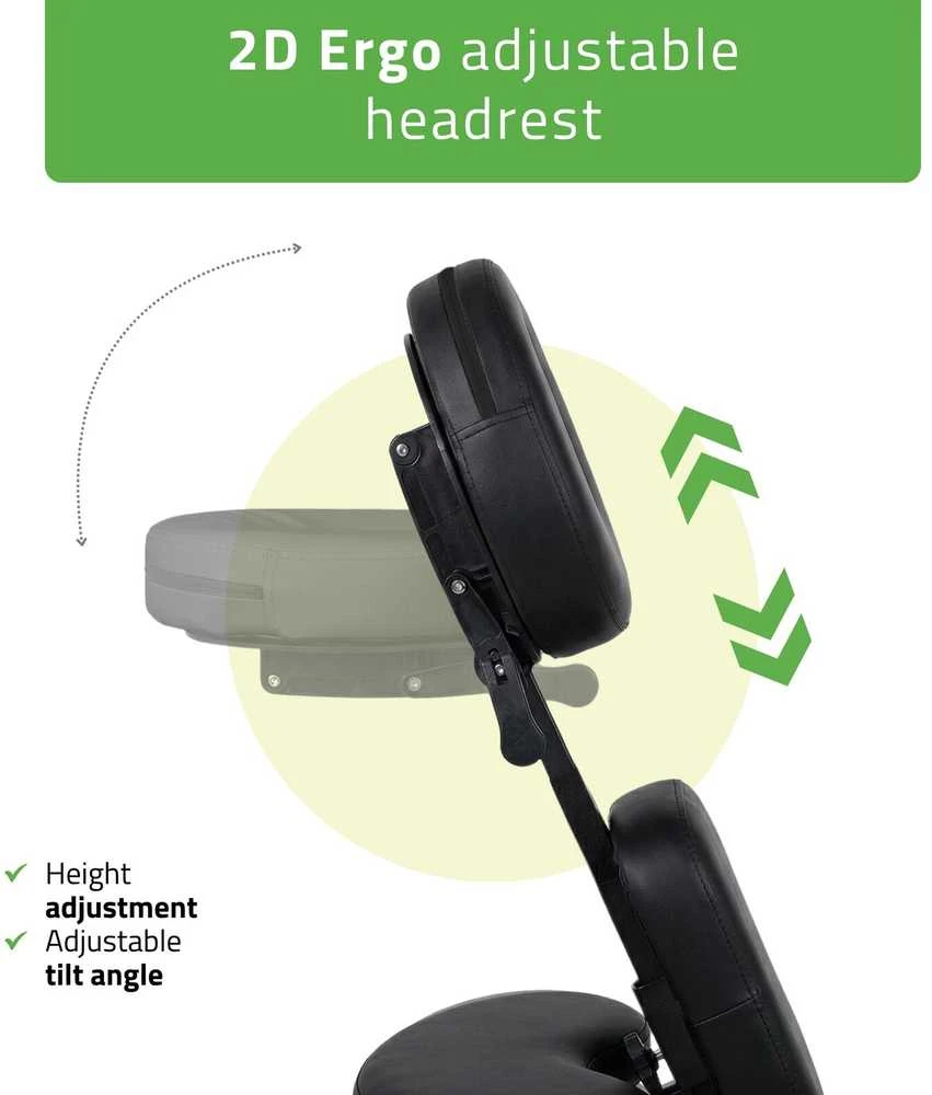 Habys Vertikalaus masažo kėdė Flexo Comfy Base juodas
