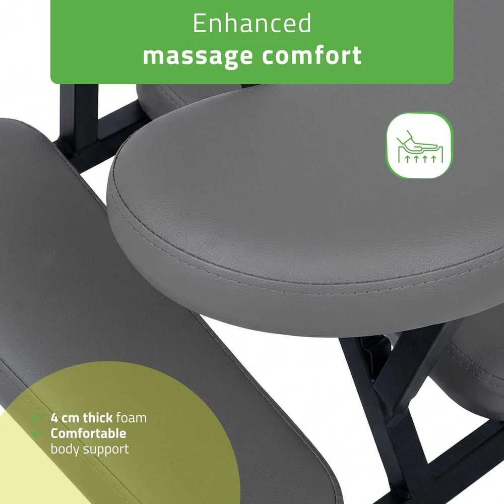 Habys Vertikalaus masažo kėdė Flexo Comfy Base pilkas