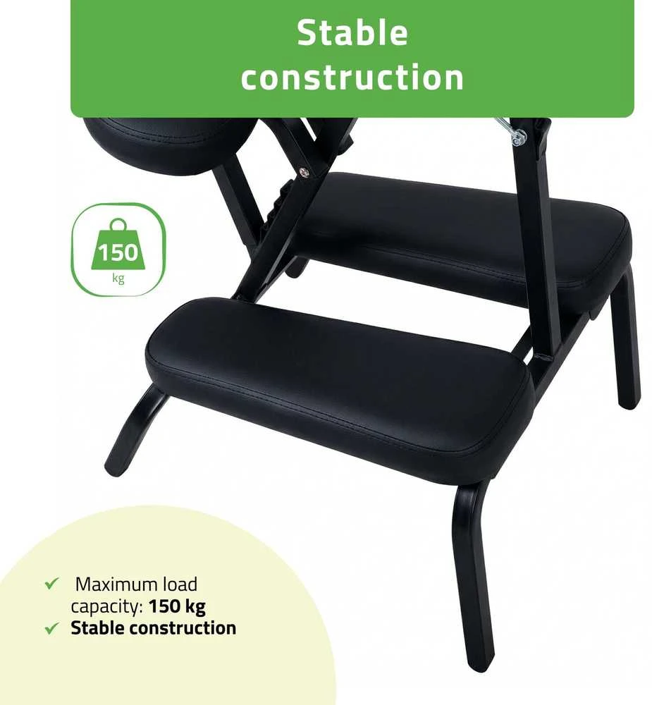 Habys Vertikalaus masažo kėdė Flexo Comfy Base juodas
