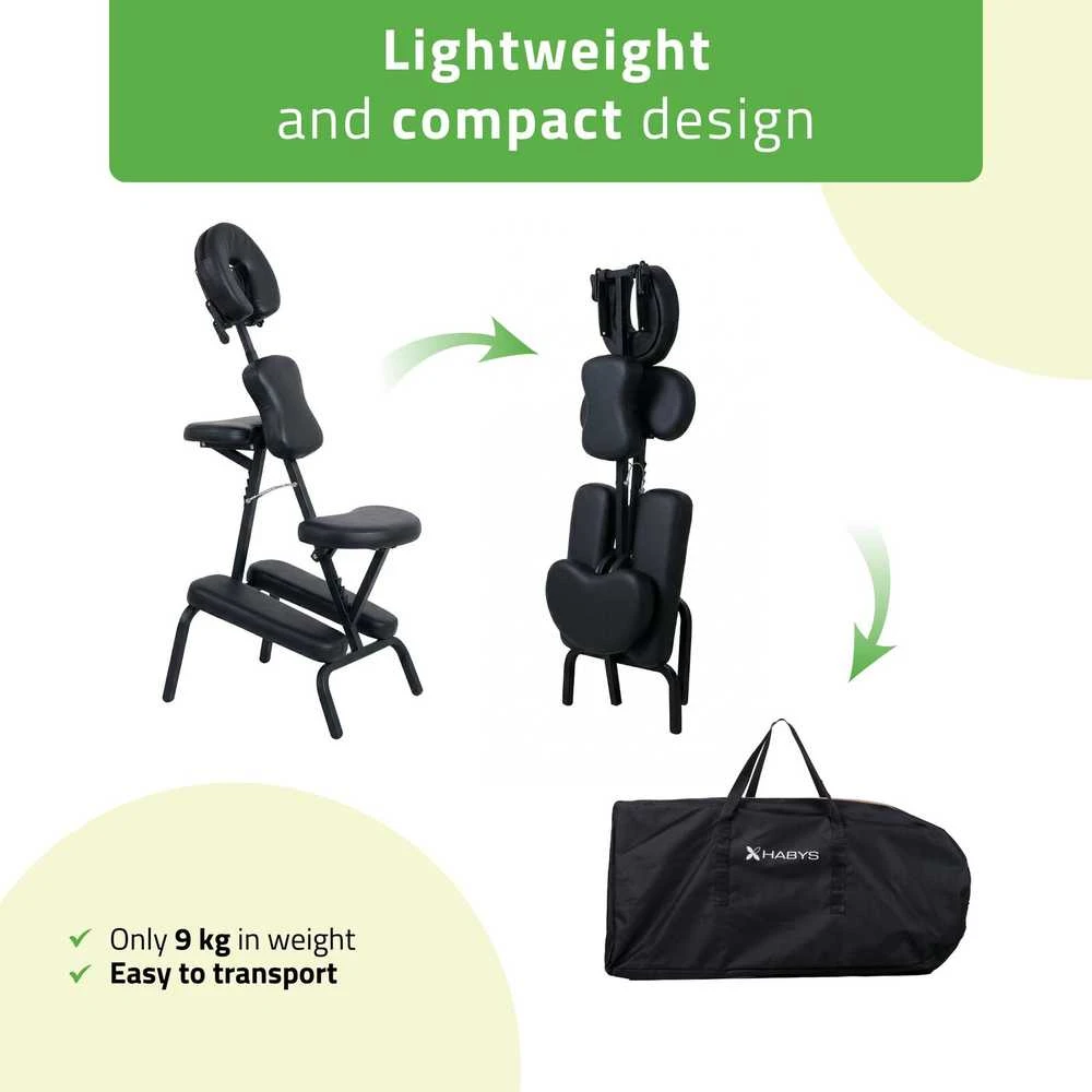 Habys Vertikalaus masažo kėdė Flexo Comfy Base juodas