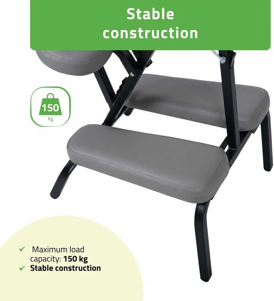 Habys Vertikalaus masažo kėdė Flexo Comfy Base pilkas
