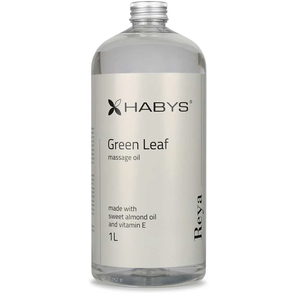 Habys Žaliųjų lapų masažo aliejus, 1000 ml