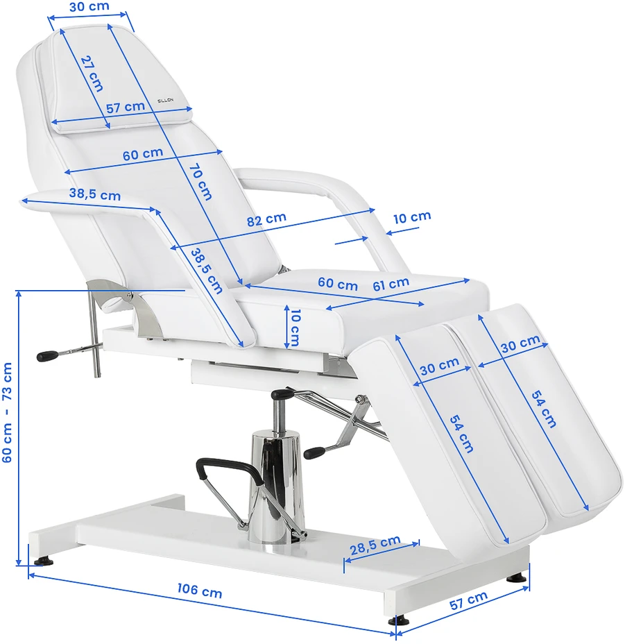 Activeshop Hidraulinis pedikiūro kosmetologinis krėslas Sillon 210