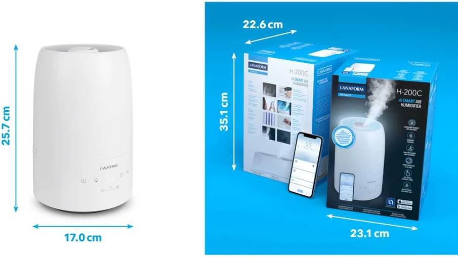 Išmanusis oro drėkintuvas Lanaform Smart H-200C