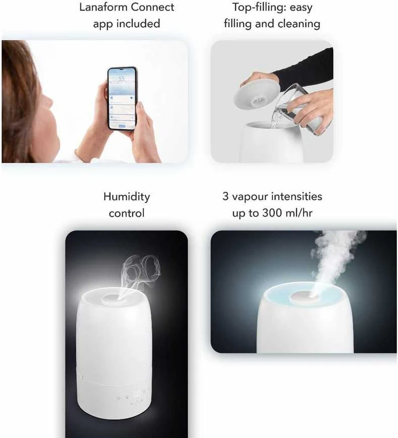 Išmanusis oro drėkintuvas Lanaform Smart H-200C