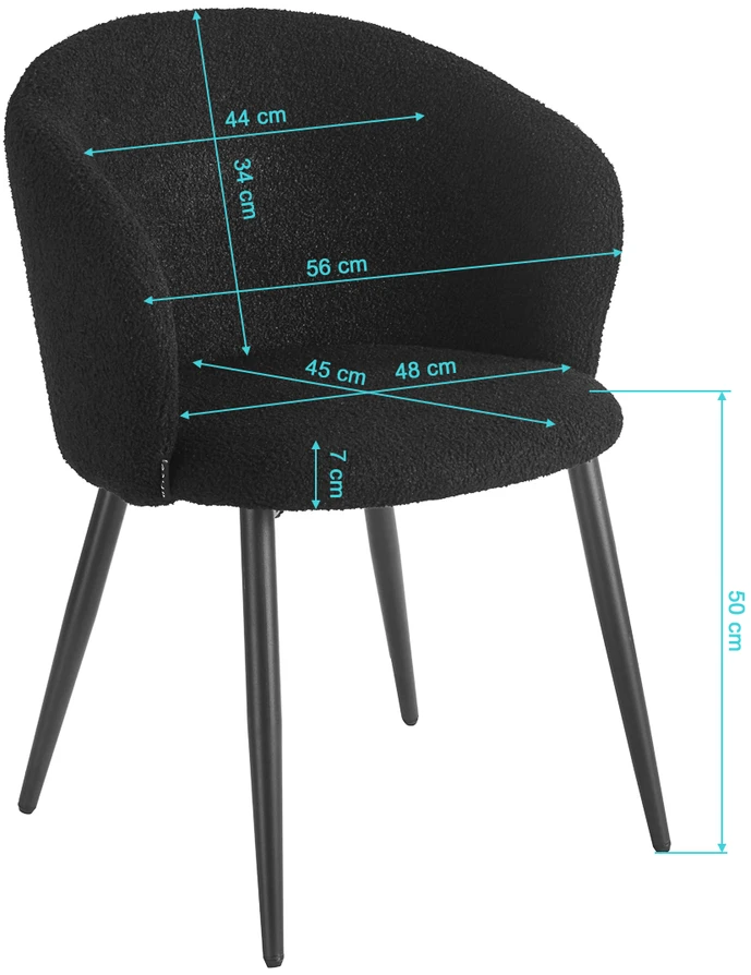 Activeshop Kėdė 4Rico Asola juoda