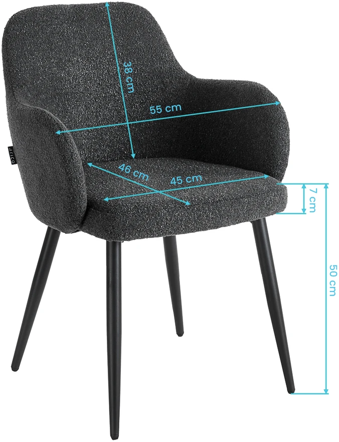 Activeshop Kėdė 4Rico Intra juoda
