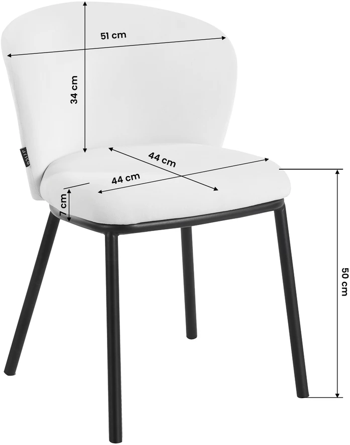 Activeshop Kėdė 4Rico Linea balta