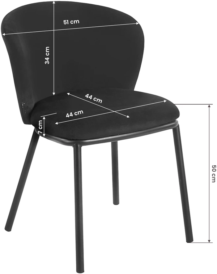 Activeshop Kėdė 4Rico Linea juoda
