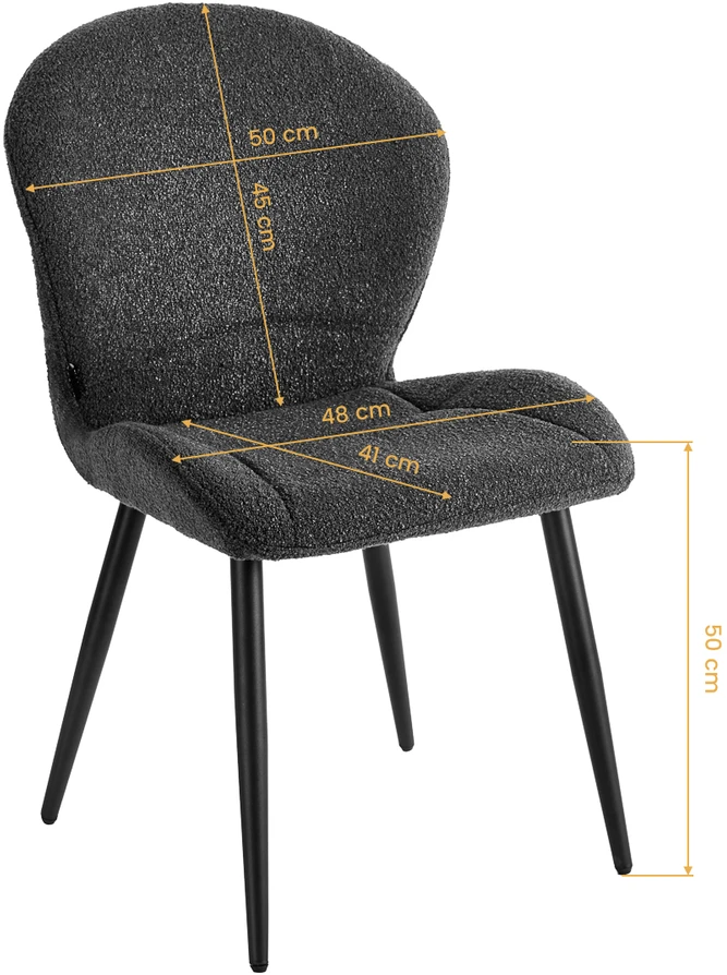 Activeshop Kėdė 4Rico Lucente juoda