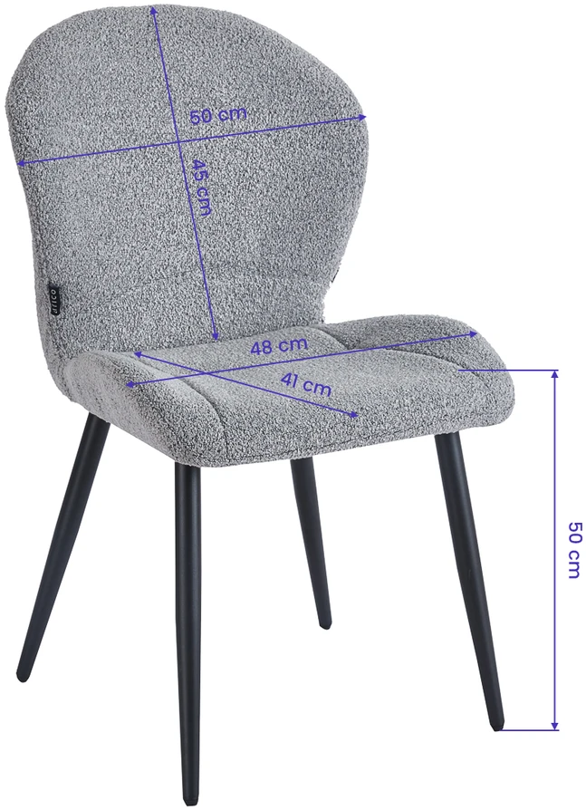 Activeshop Kėdė 4Rico Lucente pilka