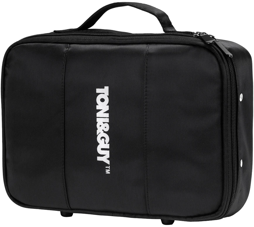 Activeshop Juodas kirpėjų lagaminas iš medžiagos