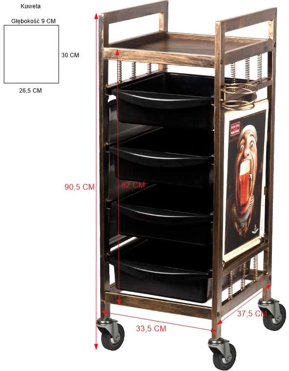 Activeshop Kirpėjų vežimėlis Gabbiano 8-139