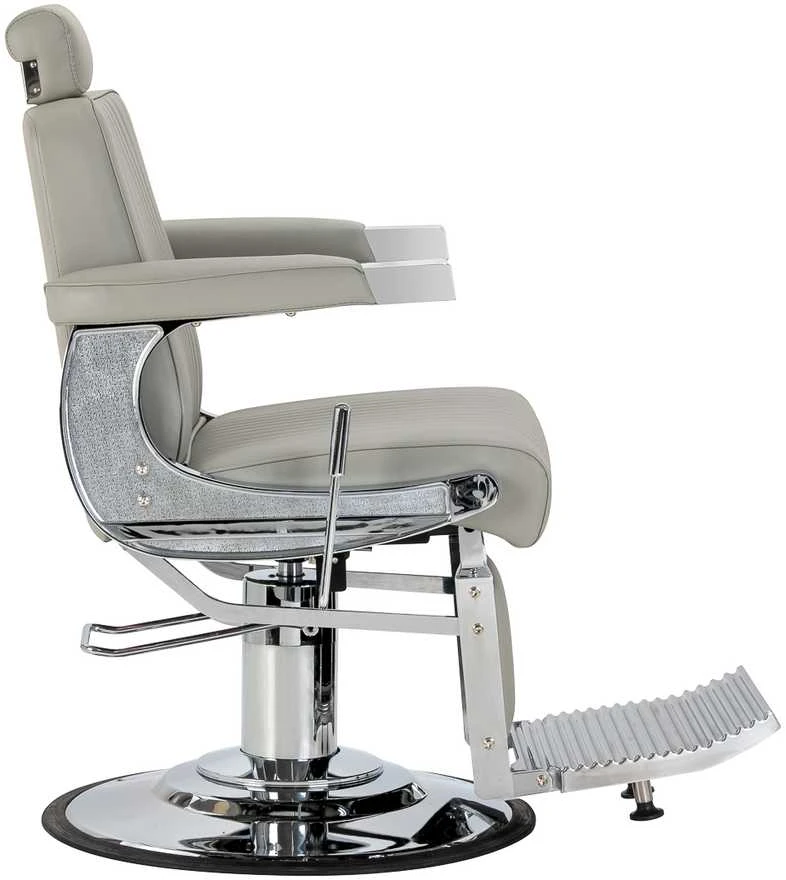 Activeshop Kirpyklos barberio kėdė Gabbiano Visionerio Pilkas and Chrome