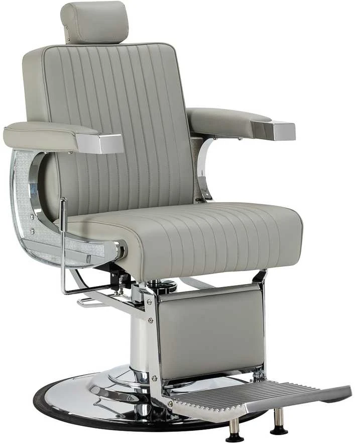 Activeshop Kirpyklos barberio kėdė Gabbiano Visionerio Pilkas and Chrome