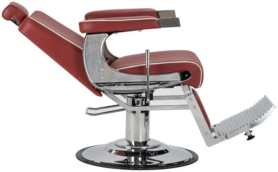 Activeshop Kirpyklos barberio kėdė Gabbiano Visionerio Raudona and Chrome