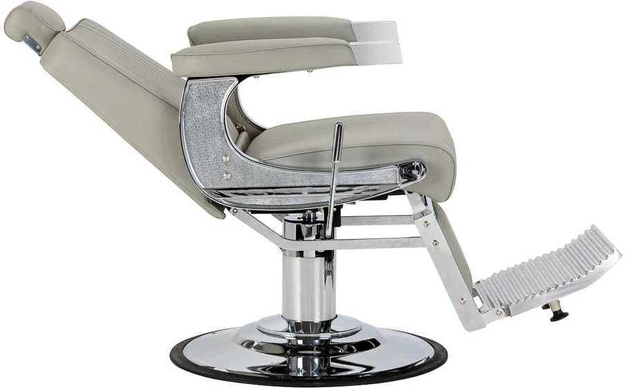 Activeshop Kirpyklos barberio kėdė Gabbiano Visionerio Pilkas and Chrome