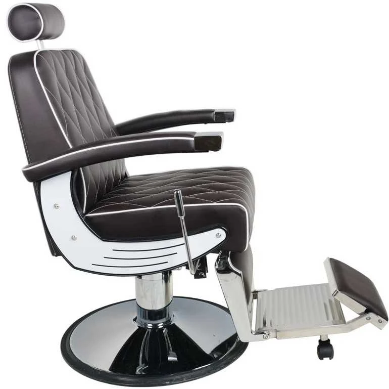 Activeshop Profesionali barberio kėdė Gabbiano Imperial, ruda
