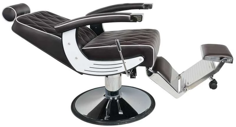 Activeshop Profesionali barberio kėdė Gabbiano Imperial, ruda