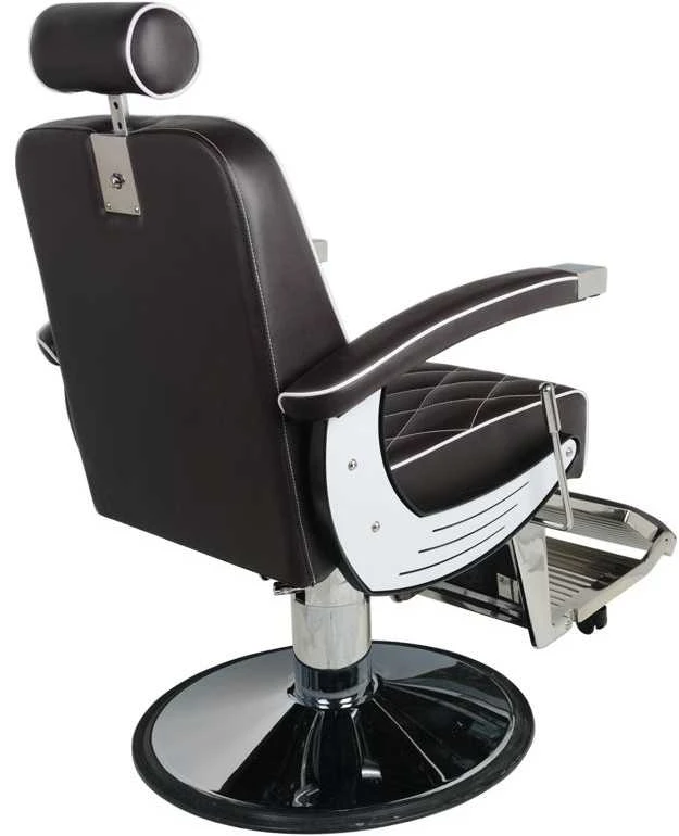 Activeshop Profesionali barberio kėdė Gabbiano Imperial, ruda