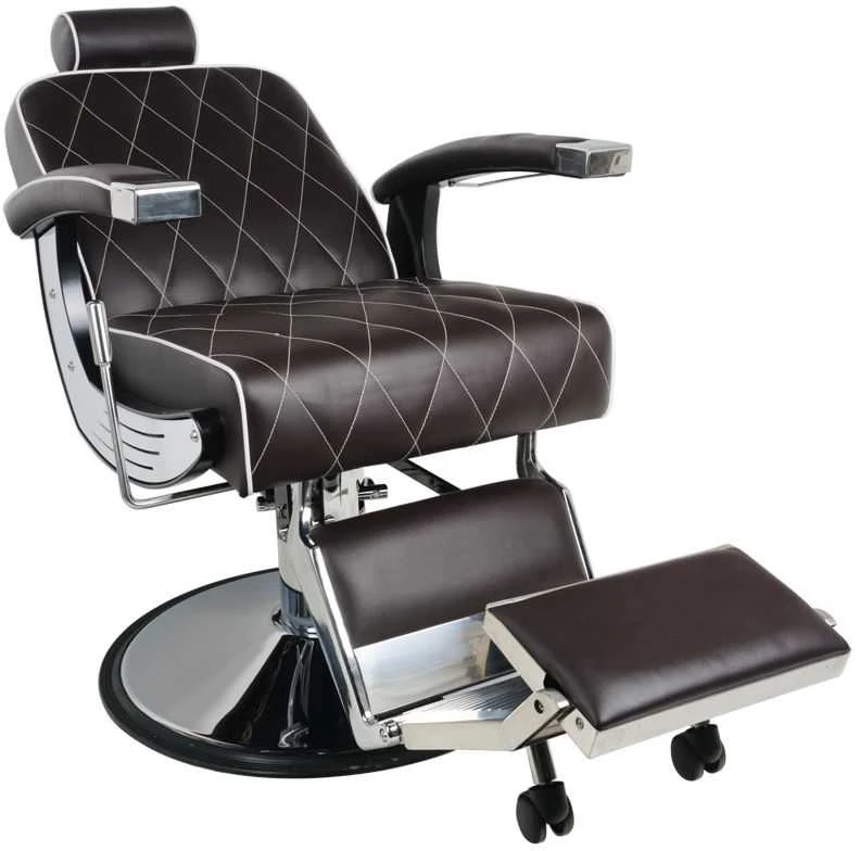 Activeshop Profesionali barberio kėdė Gabbiano Imperial, ruda