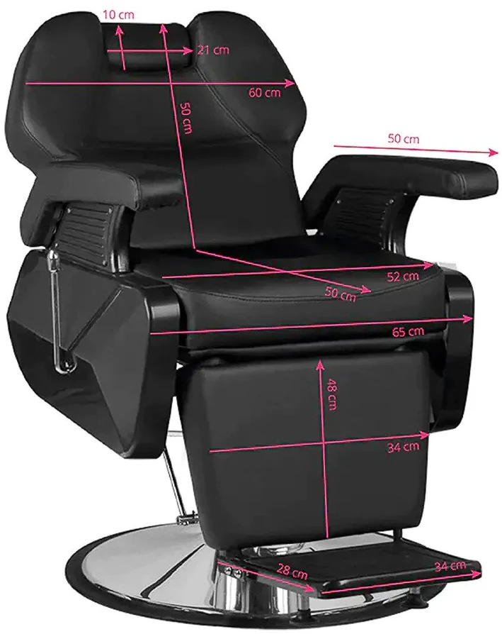 Activeshop "Hair System New York" kirpėjo kėdė juoda