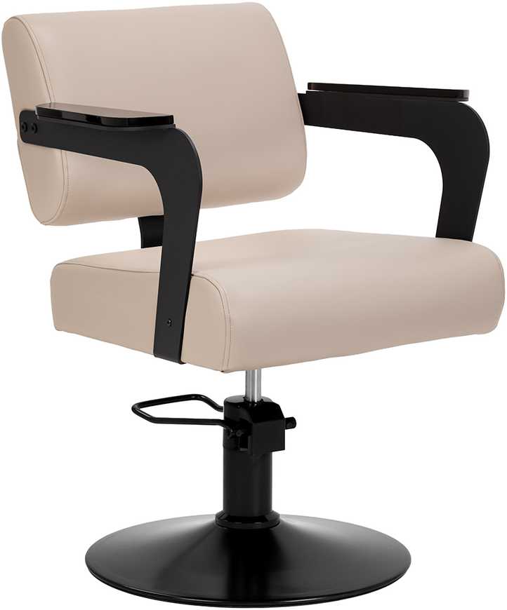 Activeshop Kirpyklos kėdė Hair System Jet Latte rusvai gelsvas