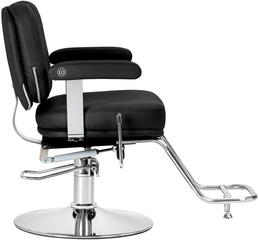 Activeshop Kirpyklos kėdė Omega Astra Plus, juoda