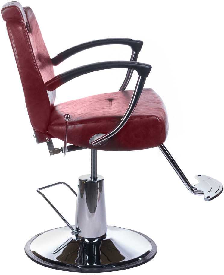 Kirpyklos kėdė PROFESSIONAL BARBER CHAIR HEKTOR BRUSSEL CHERRY