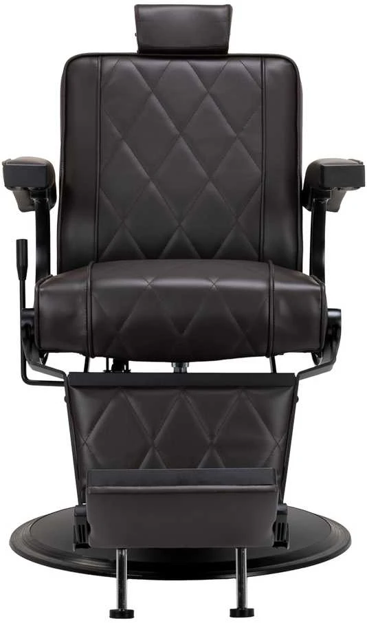 Activeshop Kirpyklos barberio kėdė Hair System BM88066B ruda su juodu pagrindu