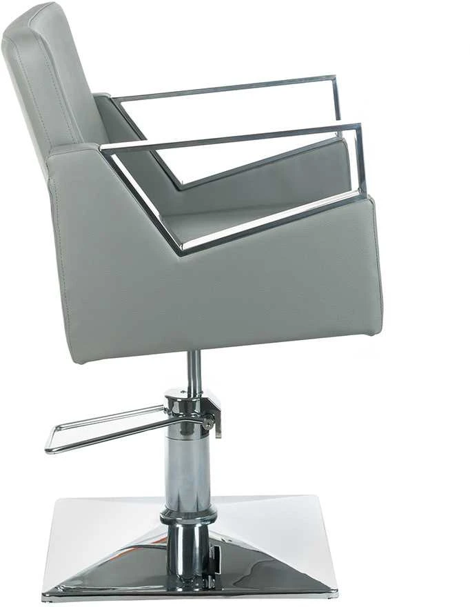 Beauty System Kirpyklos kėdė PROFESSIONAL HAIRDRESSING CHAIR ARTURO VILNIUS LIGHT Pilkas
