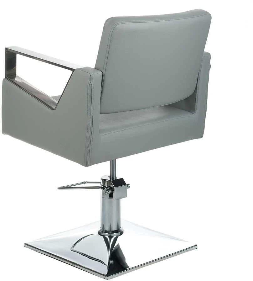 Beauty System Kirpyklos kėdė PROFESSIONAL HAIRDRESSING CHAIR ARTURO VILNIUS LIGHT Pilkas
