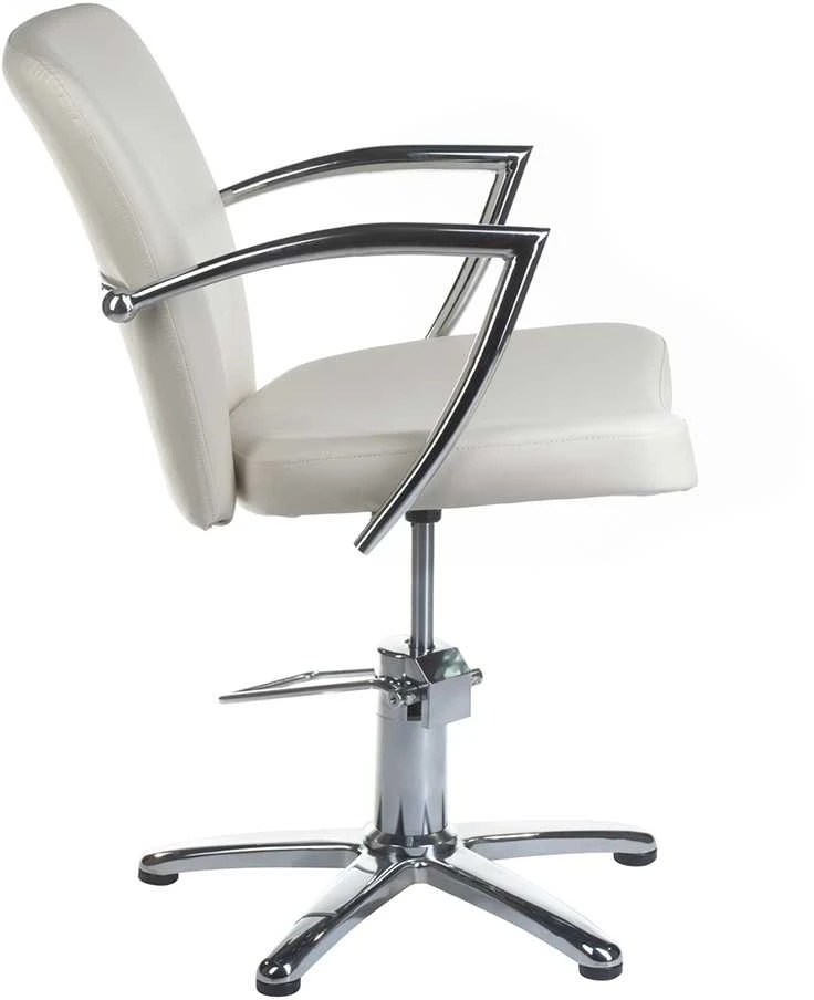 Kirpyklos kėdė PROFESSIONAL HAIRDRESSING CHAIR LIVIO BRUSSEL CREAM
