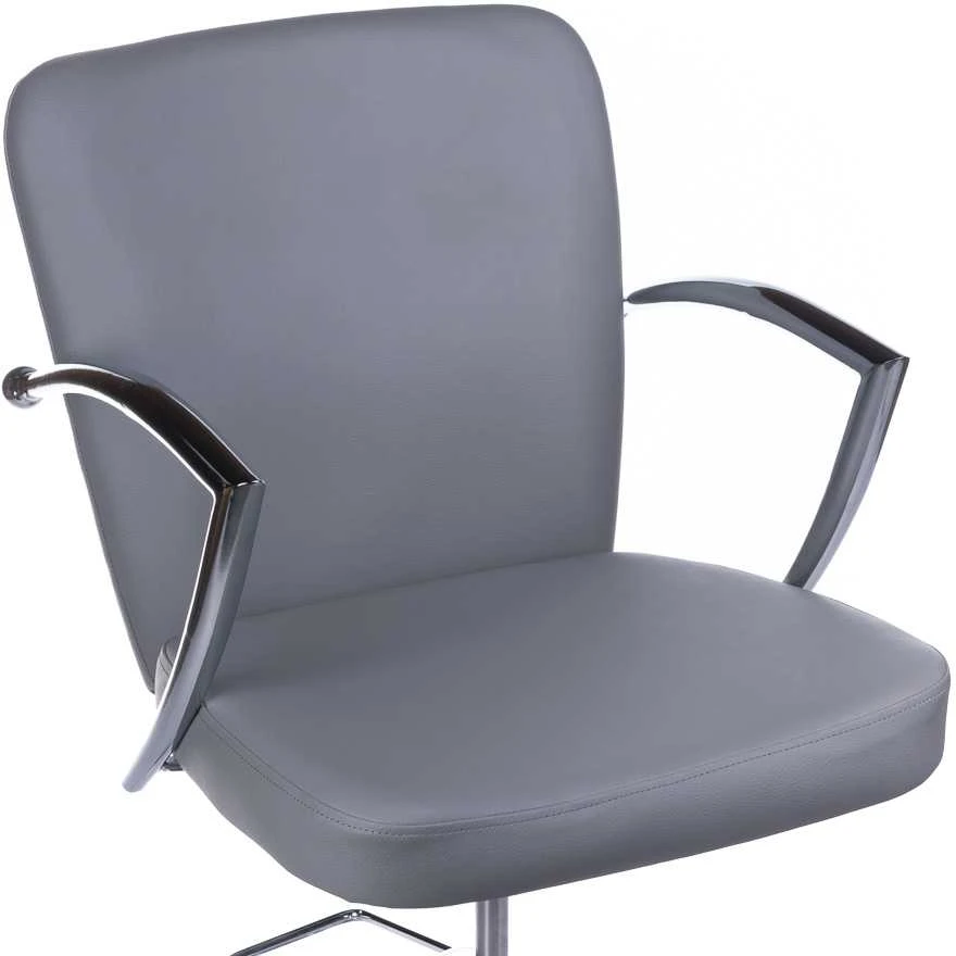 Kirpyklos kėdė PROFESSIONAL HAIRDRESSING CHAIR LIVIO BRUSSEL LIGHT Pilkas