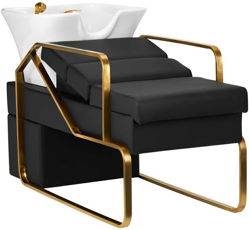 Activeshop Kirpyklos plautuvė Gabbiano Diana Gold Juodas