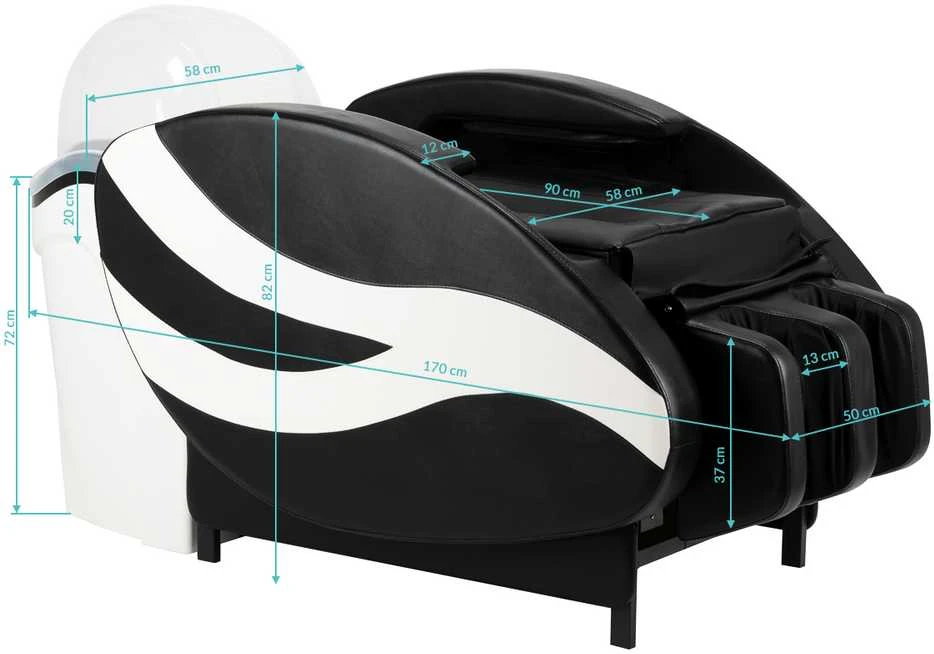 Activeshop Kirpyklos plautuvė su masažo gultu ir Head SPA funkcija Gabbiano Sea 501