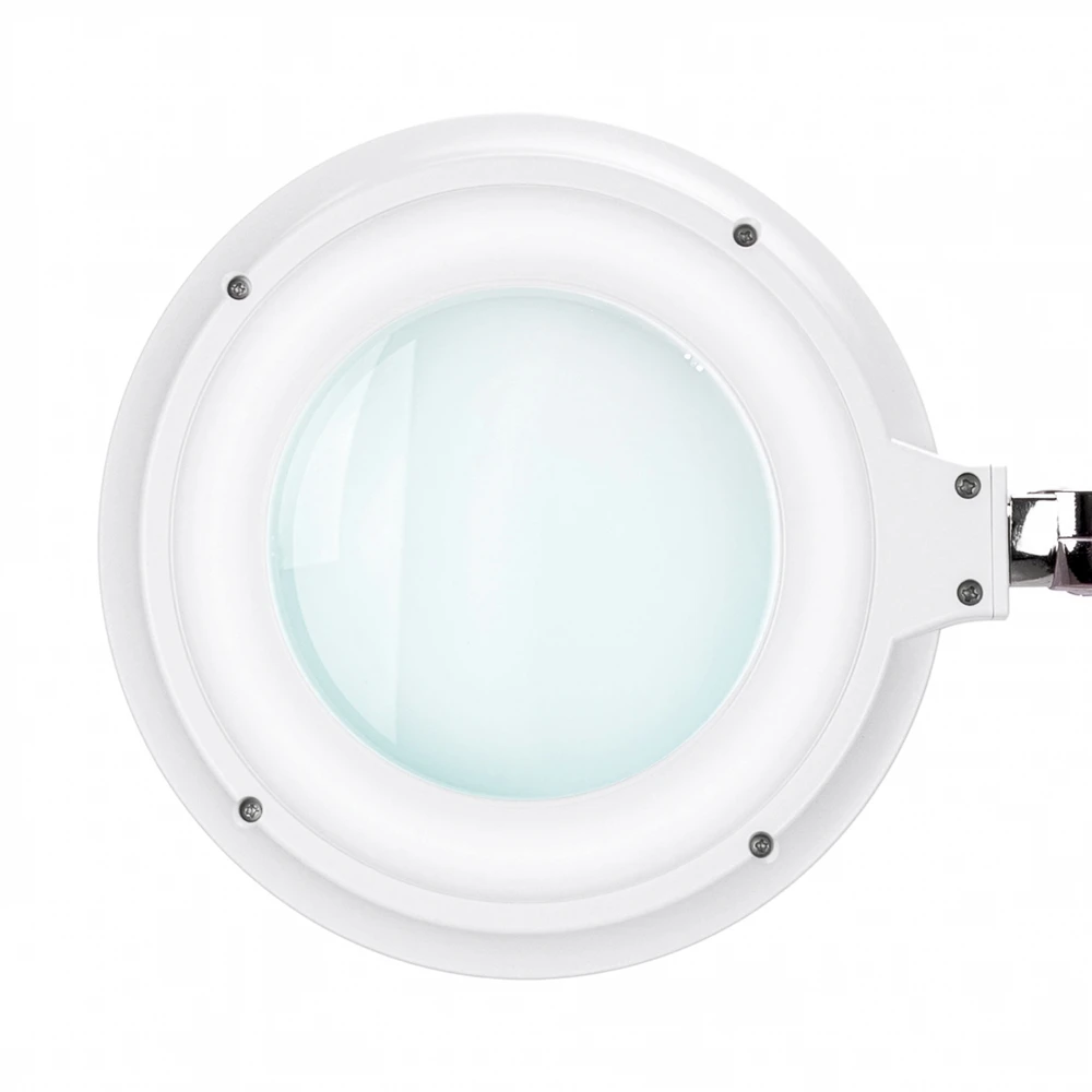 Activeshop Kosmetologinė LED lempa su lupa ir stovu Elegante 6031 3D, balta