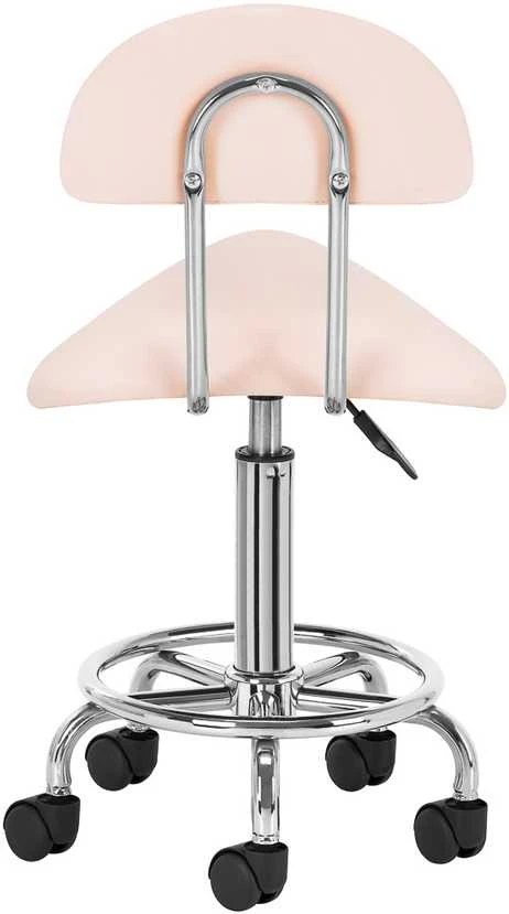Activeshop Kosmetologinė meistro kėdutė 6001 pink