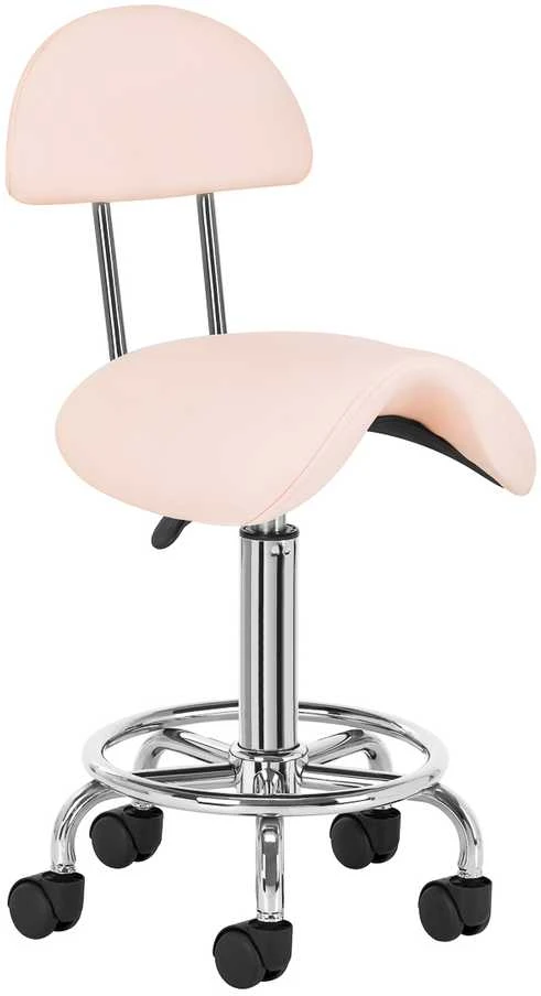Activeshop Kosmetologinė meistro kėdutė 6001 pink