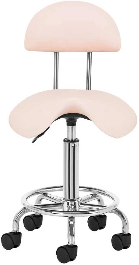Activeshop Kosmetologinė meistro kėdutė 6001 pink
